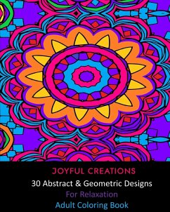 30 Abstract and Geometric Designs For Relaxation - Creations, Joyful