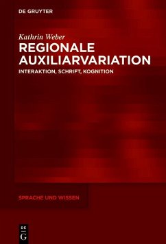 Regionale Auxiliarvariation (eBook, PDF) - Weber, Kathrin
