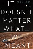 It Doesn't Matter What We Meant (eBook, ePUB) It Doesn't Matter What We Meant (eBook, ePUB)
