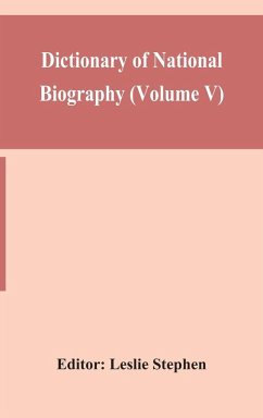 Cover Dictionary of national biography (Volume V)