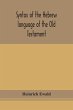Syntax of the Hebrew language of the... - Bild 1