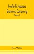 Hossfeld's Japanese grammar, comprising... - Bild 1