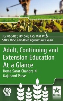 Adult Continuing and Extension Education at a Glance - Chandra, N. Hema Sarat; Palve, Gajanand