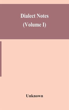Dialect notes (Volume I) - Unknown