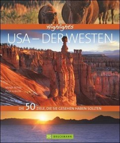 Highlights USA - Der Westen   (Mängelexemplar) - Brinke, Margit;Kränzle, Peter