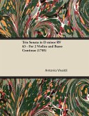 Trio Sonata in D minor RV 63 - For 2 Violins and Basso Continuo (1705) (eBook, ePUB)