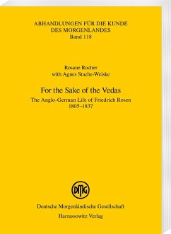 For the Sake of the Vedas (eBook, PDF) - Rocher, Rosane; Stache-Weiske, Agnes
