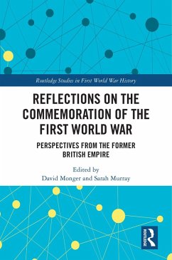 Cover Reflections on the Commemoration of the First World War (eBook, PDF)
