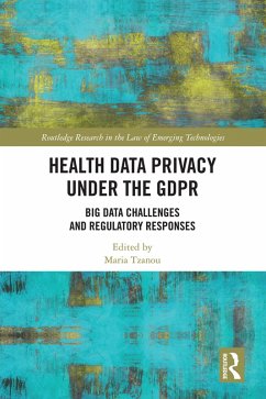 Cover Health Data Privacy under the GDPR (eBook, ePUB)