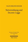 Notverordnung und Decreto-Legge (eBook, PDF)