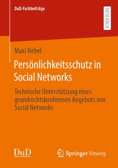 Persönlichkeitsschutz in Social Networks (eBook, PDF) - Nebel, Maxi