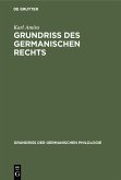 Grundriß des germanischen Rechts (eBook, PDF) Grundriß des germanischen Rechts (eBook, PDF)