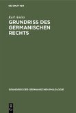 Grundriß des germanischen Rechts (eBook, PDF)