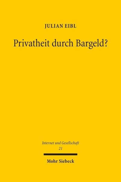 Privatheit durch Bargeld? (eBook, PDF)