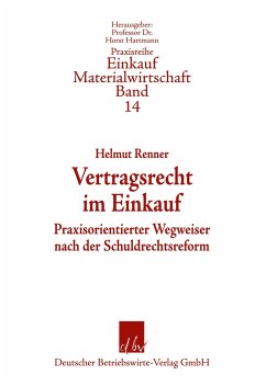 Vertragsrecht im Einkauf. (Mängelexemplar) - Renner, Helmut