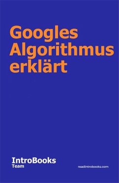 Cover Googles Algorithmus erklärt (eBook, ePUB)