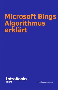 Cover Microsoft Bings Algorithmus erklärt (eBook, ePUB)