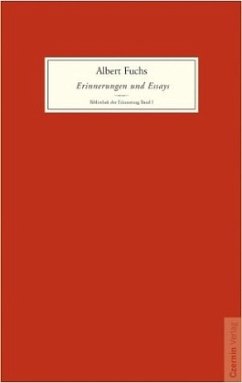 Erinnerungen und Essays (Mängelexemplar) - Fuchs, Albert