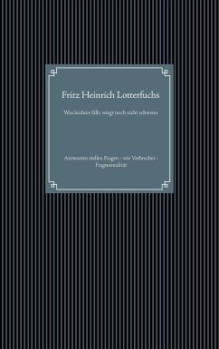 Was leichter fällt, wiegt noch nicht schwerer (eBook, ePUB)