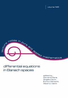 Differential Equations in Banach Spaces (eBook, PDF)