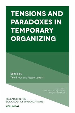Cover Tensions and paradoxes in temporary organizing (eBook, ePUB)