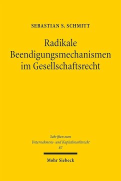 Radikale Beendigungsmechanismen im Gesellschaftsrecht - Schmitt, Sebastian S.