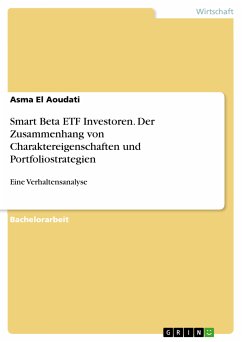 Smart Beta ETF Investoren. Der Zusammenhang von Charaktereigenschaften und Portfoliostrategien (eBook, PDF) - El Aoudati, Asma