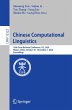 Chinese Computational Linguistics - Bild 1