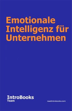 Cover Emotionale Intelligenz für Unternehmen (eBook, ePUB)