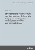 Strafrechtliche Verantwortung des Sportdopings de lege lata (eBook, ePUB)