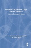 Windows onto Jewish Legal Culture Volume 2 (eBook, PDF) Windows onto Jewish Legal Culture Volume 2 (eBook, PDF)
