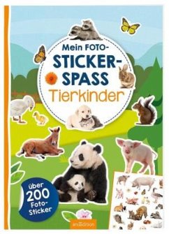 Mein Foto-Stickerspaß - Tierkinder Cover Mein Foto-Stickerspaß - Tierkinder