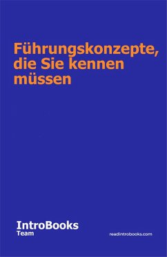 Cover Führungskonzepte, die Sie kennen müssen (eBook, ePUB)