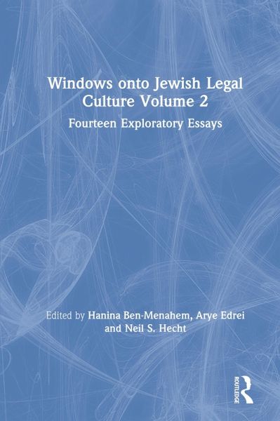 Windows onto Jewish Legal Culture Volume 2 (eBook, ePUB) Windows onto Jewish Legal Culture Volume 2 (eBook, ePUB)