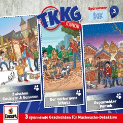 TKKG Junior - Spürnasen-Box 3 (Folgen 07-09) (MP3-Download) - Gustavus, Frank; Wolf, Stefan