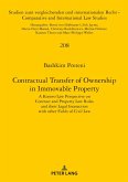 Contractual Transfer of Ownership in Immovable Property (eBook, ePUB)