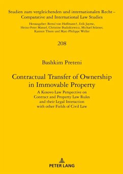 Contractual Transfer of Ownership in Immovable Property (eBook, ePUB) - Bashkim Preteni, Preteni