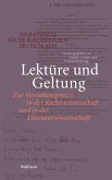 Lektüre und Geltung (eBook, PDF)