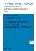 Funktionsbedingungen unabhaengiger Verfassungsgerichtsbarkeit (eBook, ePUB)