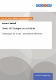 Neue EU-Transparenzrichtlinie (eBook, PDF)
