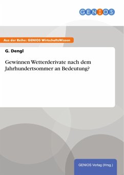 Gewinnen Wetterderivate nach dem Jahrhundertsommer an Bedeutung? (eBook, PDF) - Dengl, G.