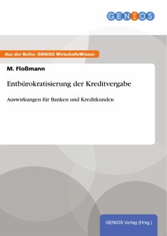 Cover Entbürokratisierung der Kreditvergabe (eBook, PDF)
