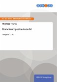 Branchenreport Automobil (eBook, PDF)