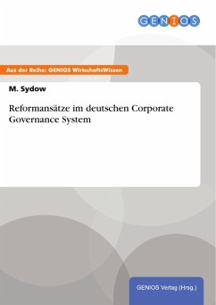 Cover Reformansätze im deutschen Corporate Governance System (eBook, PDF)
