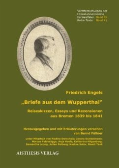 Briefe aus dem Wupperthal - Engels, Friedrich