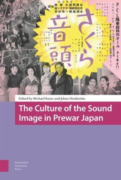 Cover The Culture of the Sound Image in Prewar Japan