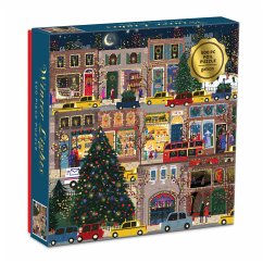 Winter Lights Foil Puzzle 500 Piece Puzzle - Galison