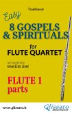 Flute 1 part of &quote;8 Gospels & Spirituals&quote; for Flute quartet (fixed-layout eBook, ePUB)