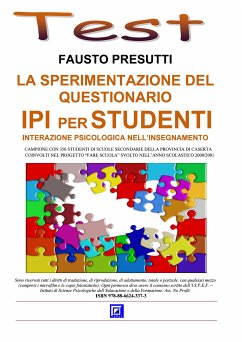 La Sperimentazione del Questionario IPI per Studenti (fixed-layout eBook, ePUB) - Presutti, Fausto