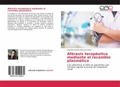 Cover Aféresis terapéutica mediante el recambio plasmático